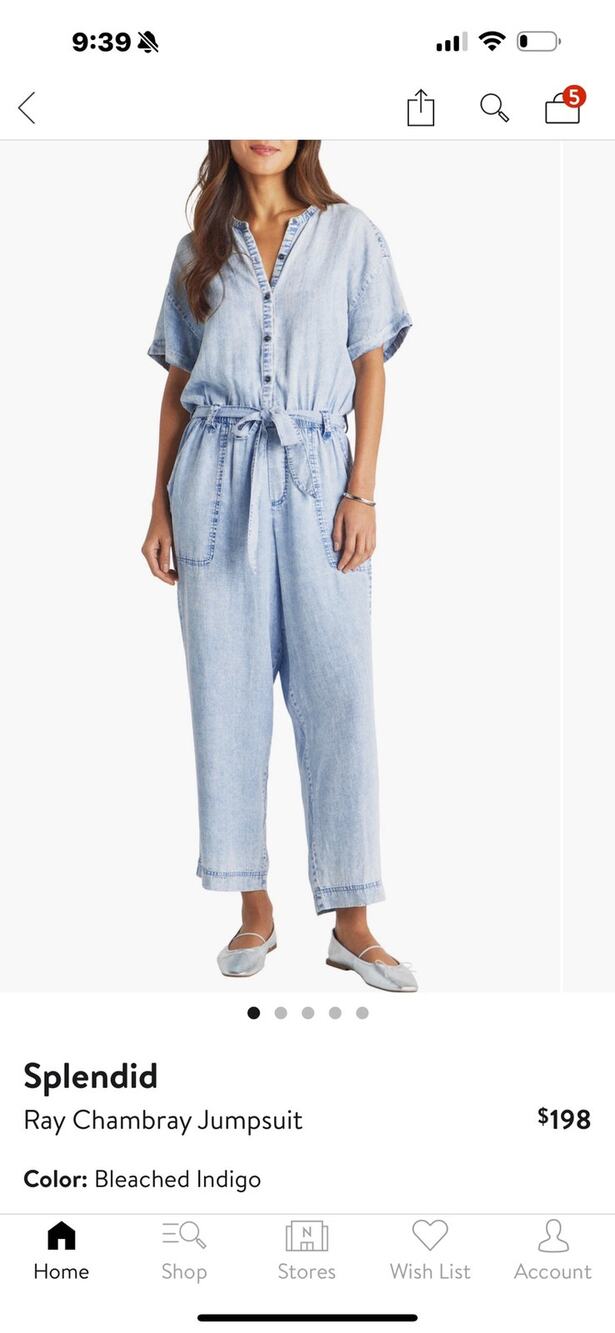 Splendid Ray Jumpsuit Size M NWT